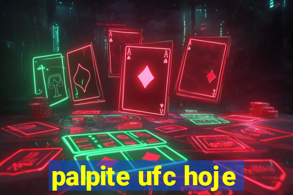 palpite ufc hoje